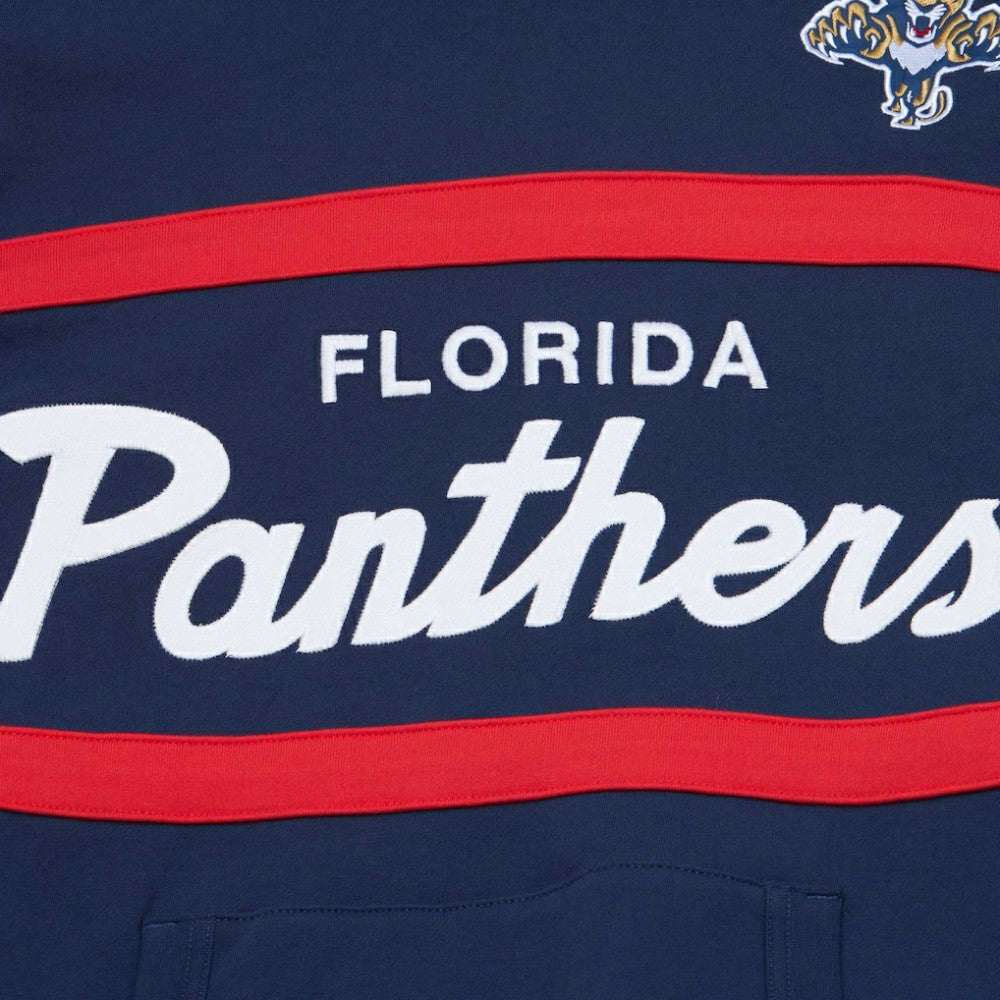 Florida Panthers Mitchell & Ness Head Coach Pullover Hoodie - Navy - NHL 201112909