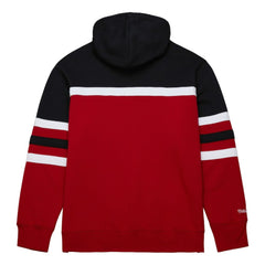 Detroit Red Wings Mitchell & Ness Head Coach Pullover Hoodie - Red/Black - NHL 201112913