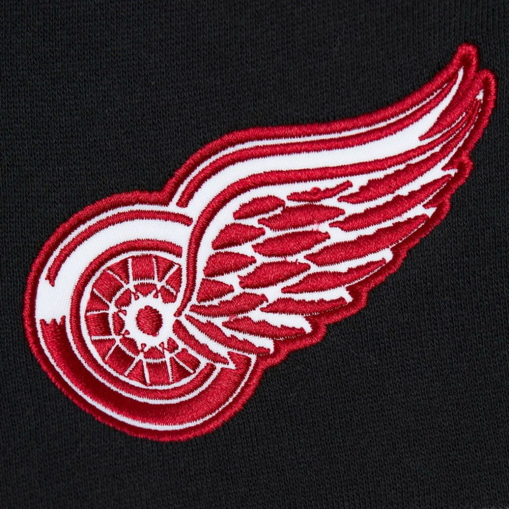Detroit Red Wings Mitchell & Ness Head Coach Pullover Hoodie - Red/Black - NHL 201112913
