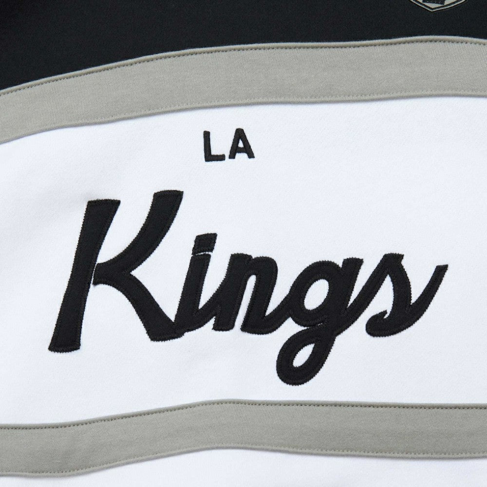 Los Angeles Kings Mitchell & Ness Head Coach Pullover Hoodie - White/Black - NHL 201112915