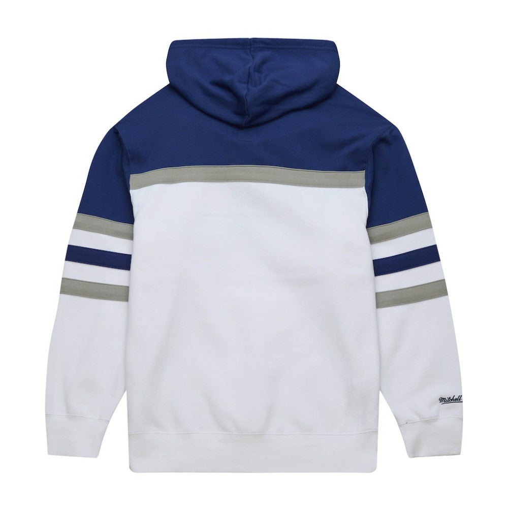 Tampa Bay Lightning Mitchell & Ness Head Coach Pullover Hoodie - White/Blue - NHL 201112922