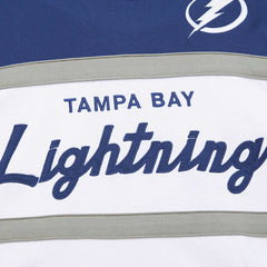Tampa Bay Lightning Mitchell & Ness Head Coach Pullover Hoodie - White/Blue - NHL 201112922