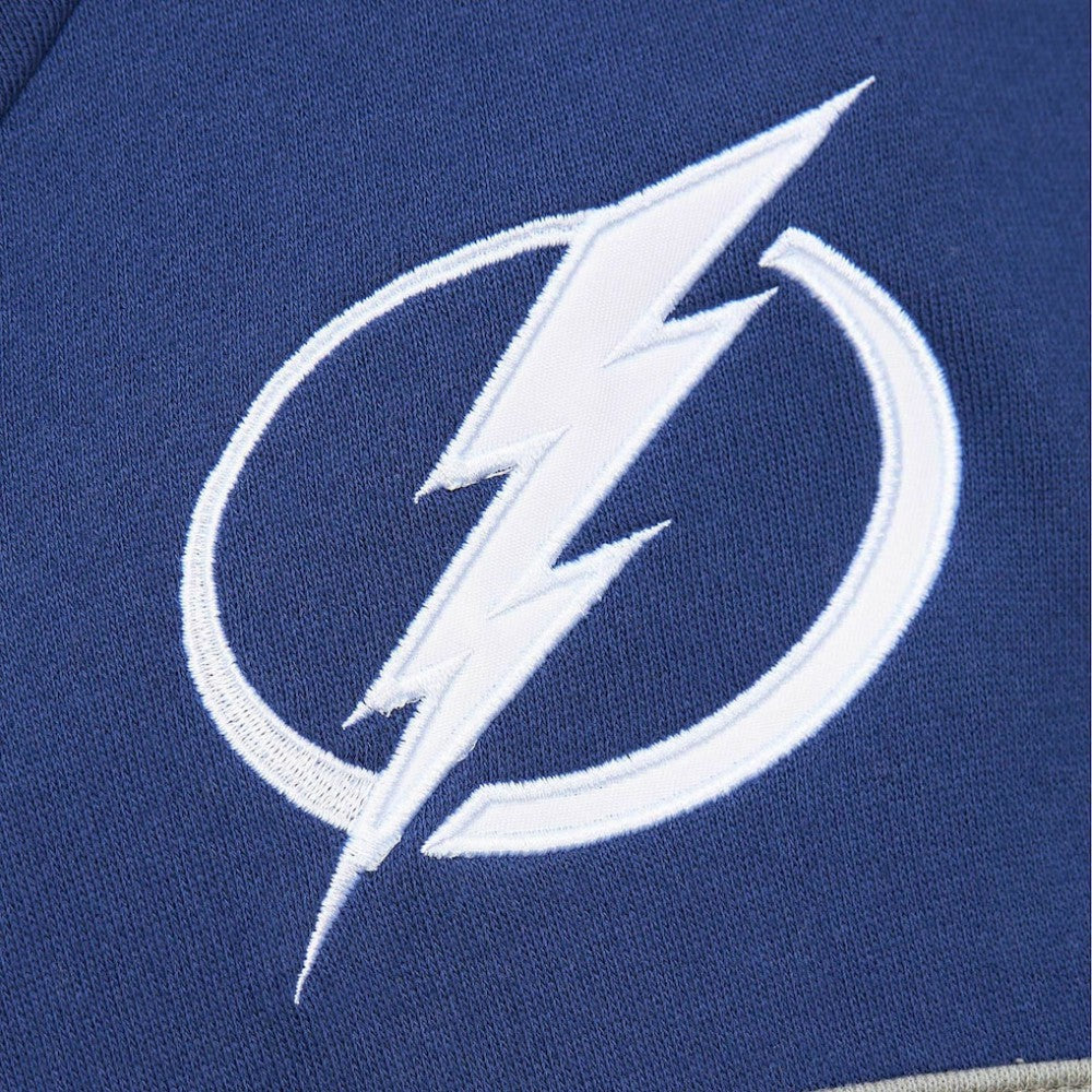 Tampa Bay Lightning Mitchell & Ness Head Coach Pullover Hoodie - White/Blue - NHL 201112922