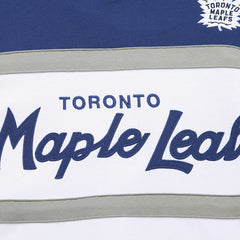 Toronto Maple Leafs Mitchell & Ness Head Coach Pullover Hoodie - White/Blue - NHL 201112923