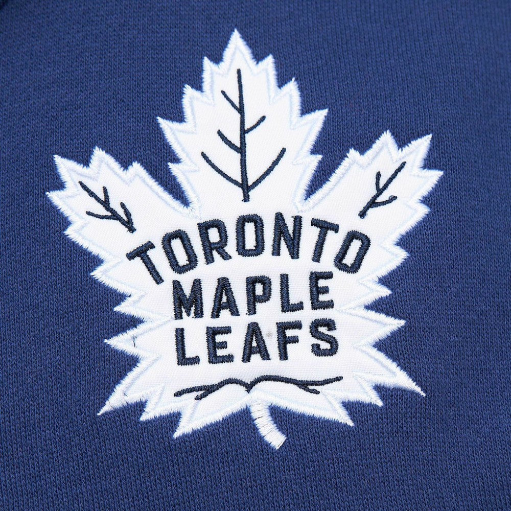 Toronto Maple Leafs Mitchell & Ness Head Coach Pullover Hoodie - White/Blue - NHL 201112923