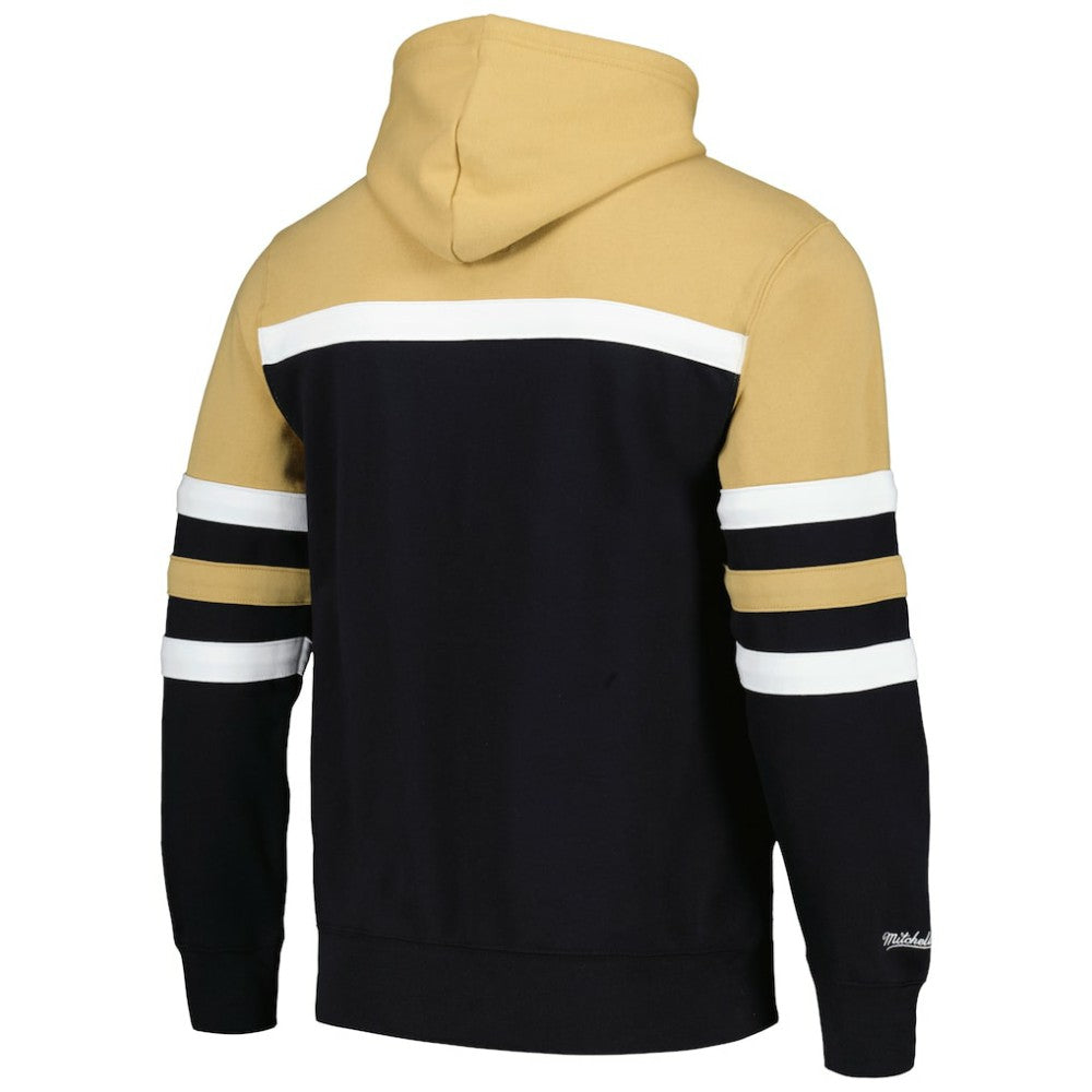 Vegas Golden Knights Mitchell & Ness Head Coach Pullover Hoodie - Black/Gold - NHL 201112924
