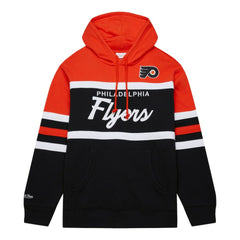 Philadelphia Flyers Mitchell & Ness Head Coach Pullover Hoodie - Black/Orange - NHL 201112927