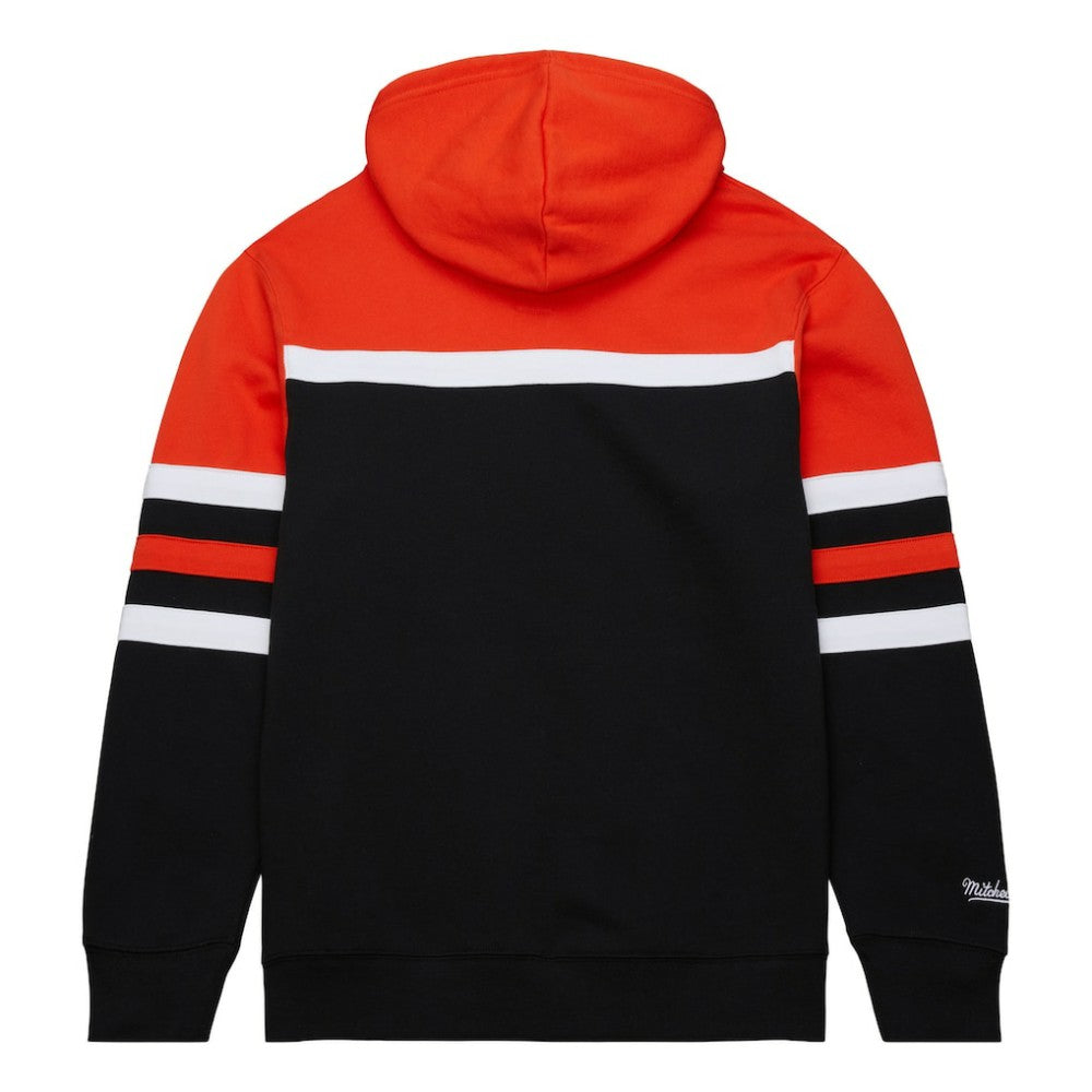 Philadelphia Flyers Mitchell & Ness Head Coach Pullover Hoodie - Black/Orange - NHL 201112927