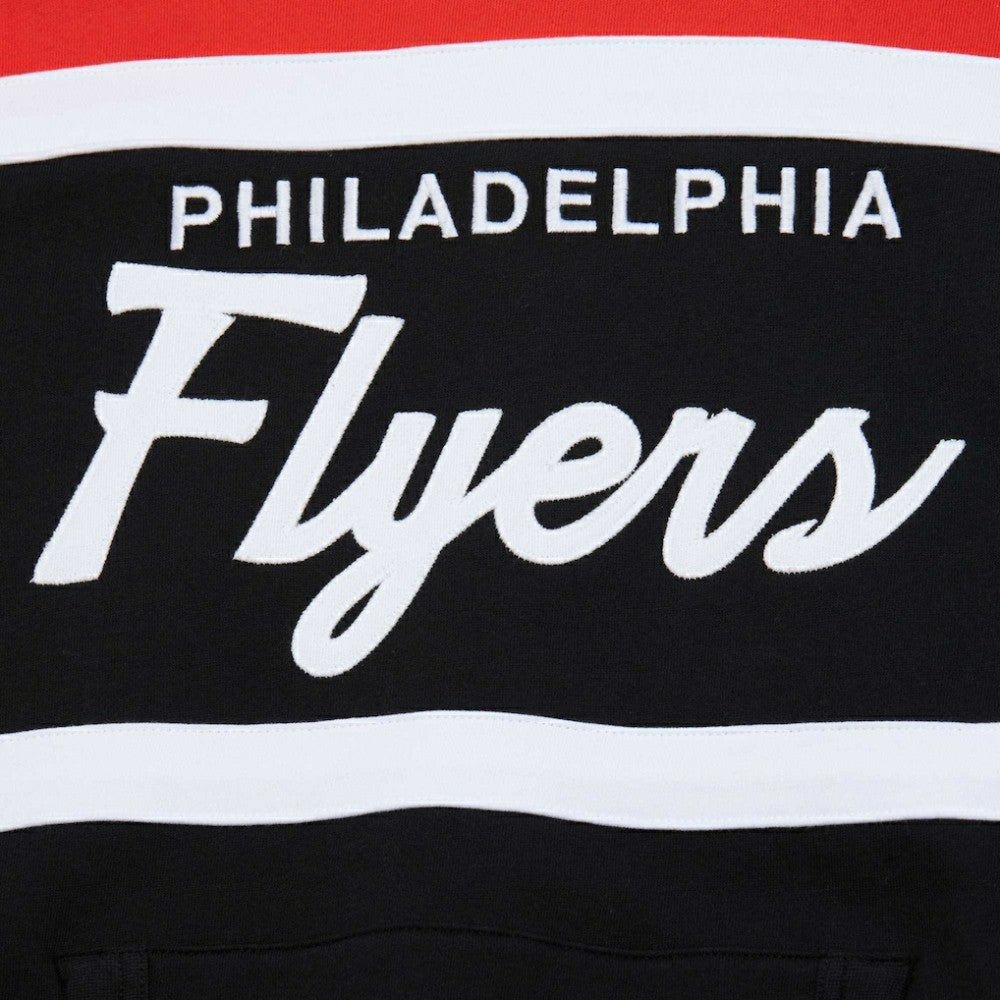 Philadelphia Flyers Mitchell & Ness Head Coach Pullover Hoodie - Black/Orange - NHL 201112927
