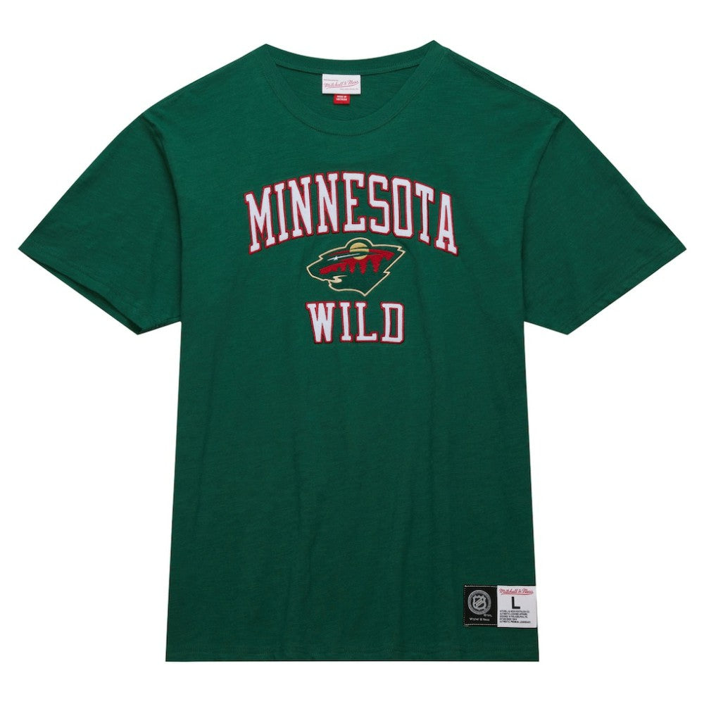 Minnesota Wild Mitchell & Ness Legendary Slub T-Shirt - Green - NHL 201112942