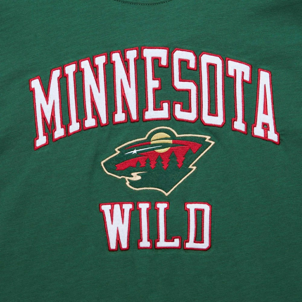 Minnesota Wild Mitchell & Ness Legendary Slub T-Shirt - Green - NHL 201112942