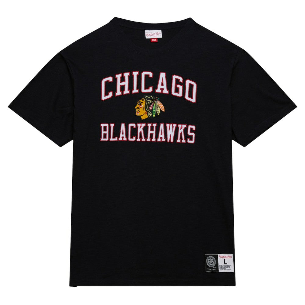 Chicago Blackhawks Mitchell & Ness Legendary Slub T-Shirt - Black - NHL 201112946