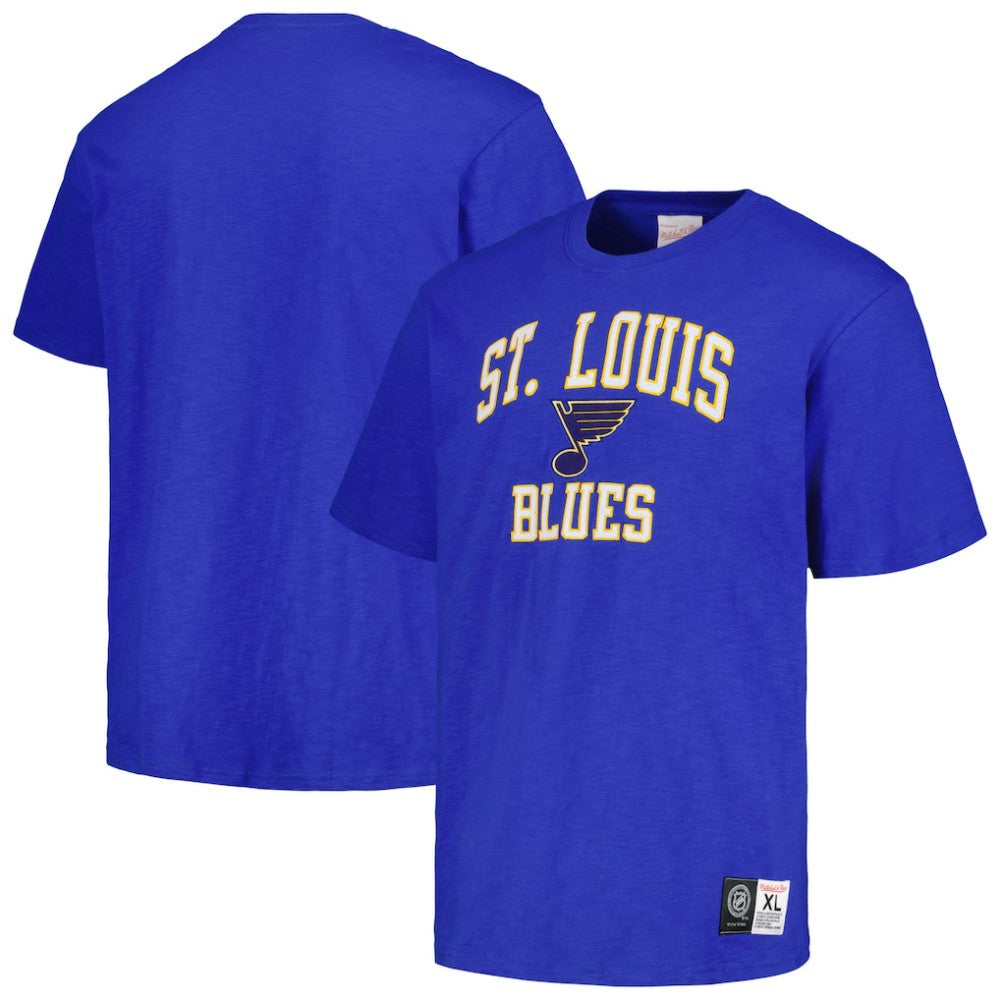 St. Louis Blues Mitchell & Ness Legendary Slub T-Shirt - Blue - NHL 201112952