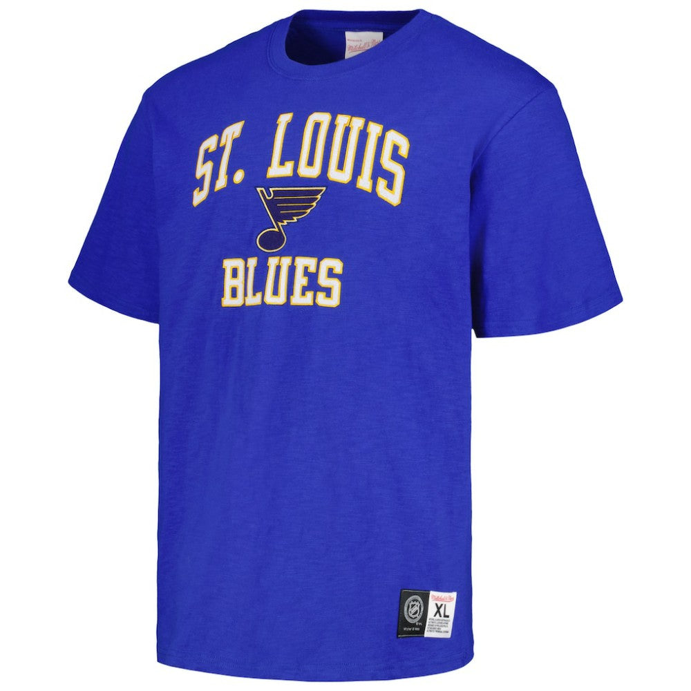 St. Louis Blues Mitchell & Ness Legendary Slub T-Shirt - Blue - NHL 201112952