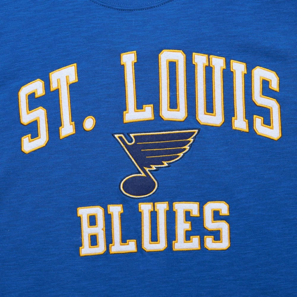 St. Louis Blues Mitchell & Ness Legendary Slub T-Shirt - Blue - NHL 201112952
