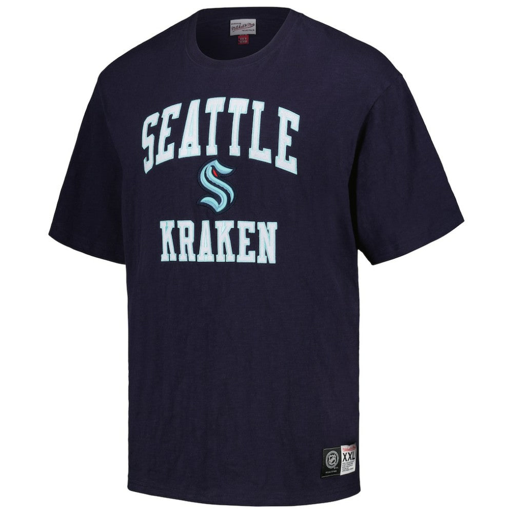 Seattle Kraken Mitchell & Ness Legendary Slub T-Shirt - Deep Sea Blue - NHL 201112954