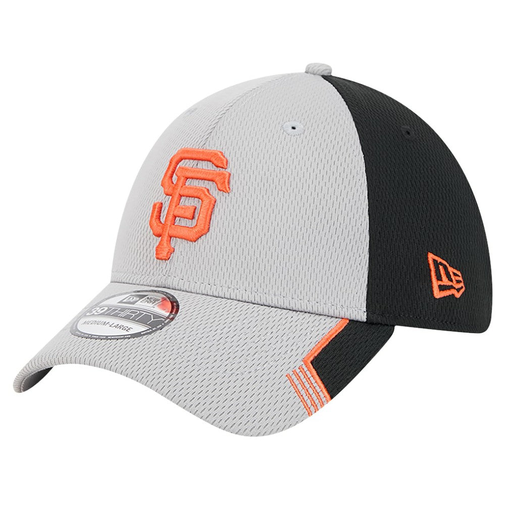 San Francisco Giants New Era Visor Trim 39THIRTY Flex Hat - Gray/Black - New Era Discount