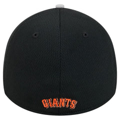 San Francisco Giants New Era Visor Trim 39THIRTY Flex Hat - Gray/Black - New Era Discount