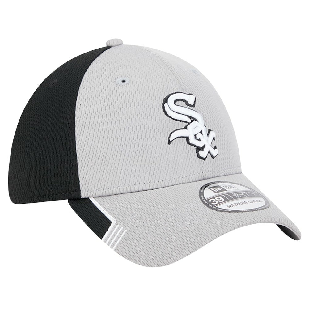 Chicago White Sox New Era Visor Trim 39THIRTY Flex Hat - Gray/Black - New Era Lifestyle