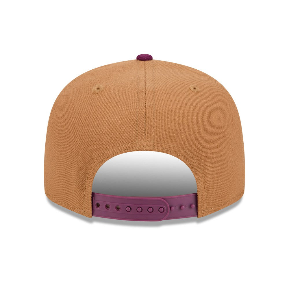 Los Angeles Angels New Era Color Pack Two-Tone 9FIFTY Snapback Hat - Brown/Purple - New Era Online