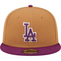 Los Angeles Dodgers New Era Color Pack Two-Tone 9FIFTY Snapback Hat - Brown/Purple - New Era Sale