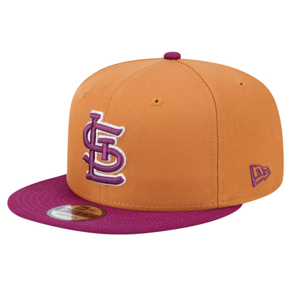 St. Louis Cardinals New Era Color Pack Two-Tone 9FIFTY Snapback Hat - Brown/Purple - New Era on Sale
