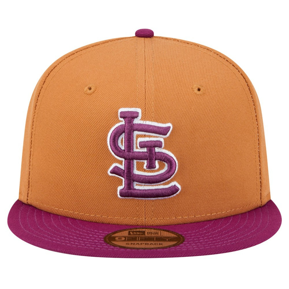 St. Louis Cardinals New Era Color Pack Two-Tone 9FIFTY Snapback Hat - Brown/Purple - New Era on Sale
