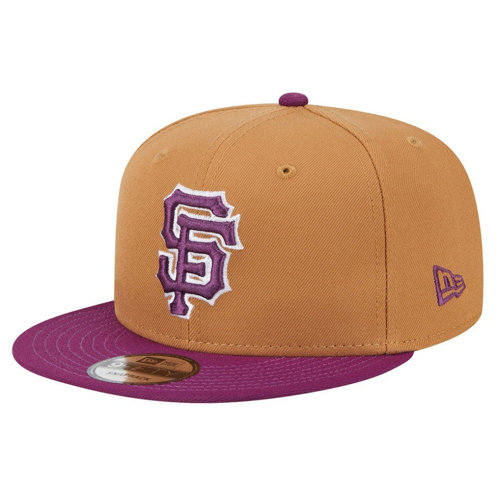 San Francisco Giants New Era Color Pack Two-Tone 9FIFTY Snapback Hat - Brown/Purple - New Era Online