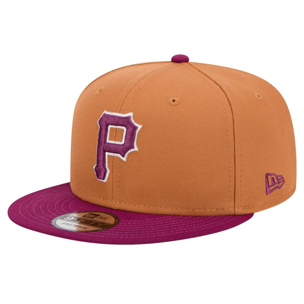 Pittsburgh Pirates New Era Color Pack Two-Tone 9FIFTY Snapback Hat - Brown/Purple - New Era Discount