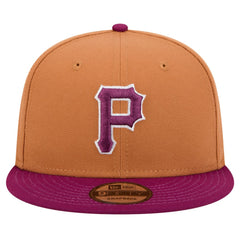 Pittsburgh Pirates New Era Color Pack Two-Tone 9FIFTY Snapback Hat - Brown/Purple - New Era Discount