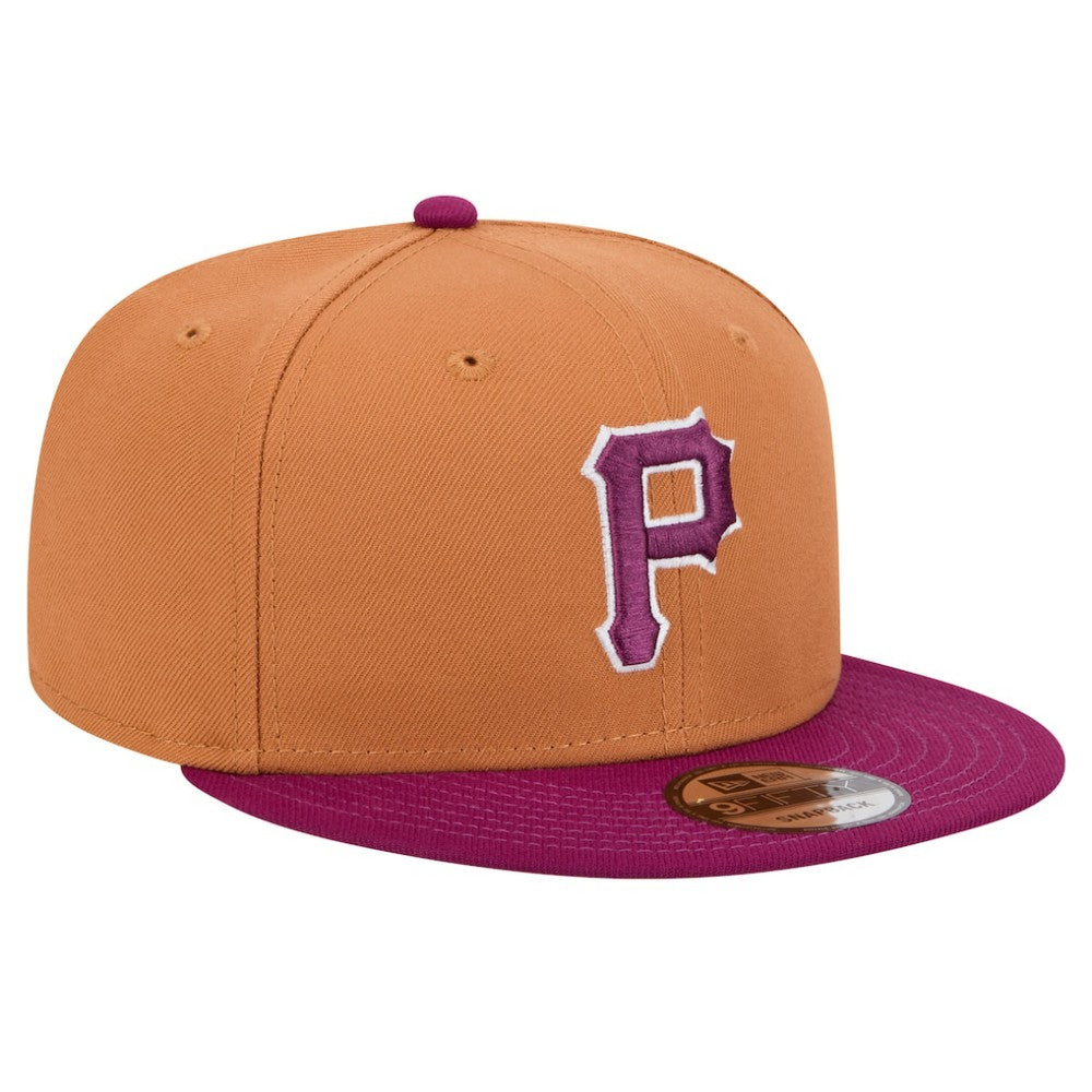 Pittsburgh Pirates New Era Color Pack Two-Tone 9FIFTY Snapback Hat - Brown/Purple - New Era Discount