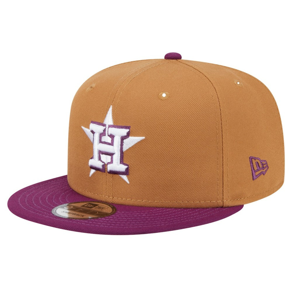 Houston Astros New Era Color Pack Two-Tone 9FIFTY Snapback Hat - Brown/Purple - New Era on Sale