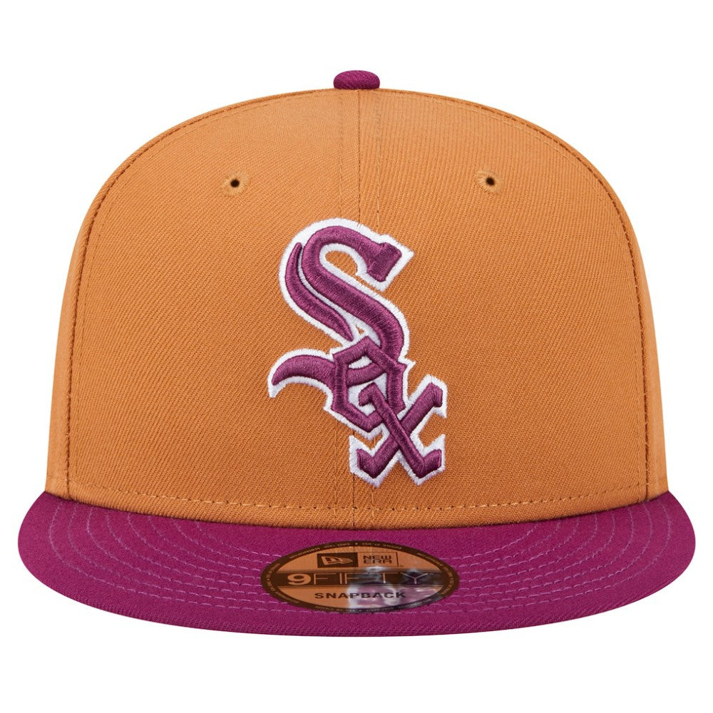 Chicago White Sox New Era Color Pack Two-Tone 9FIFTY Snapback Hat - Brown/Purple - New Era Online