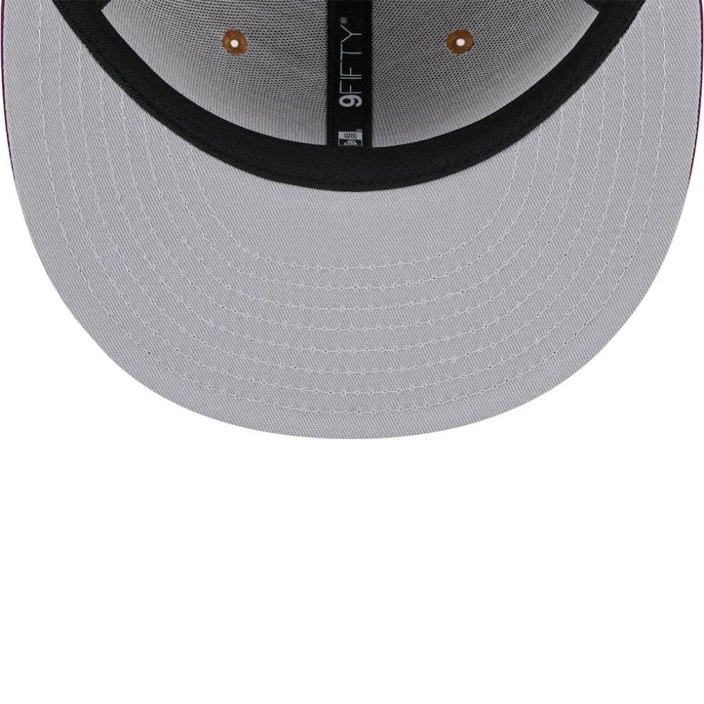 Atlanta Braves New Era Color Pack Two-Tone 9FIFTY Snapback Hat - Brown/Purple - New Era on Sale