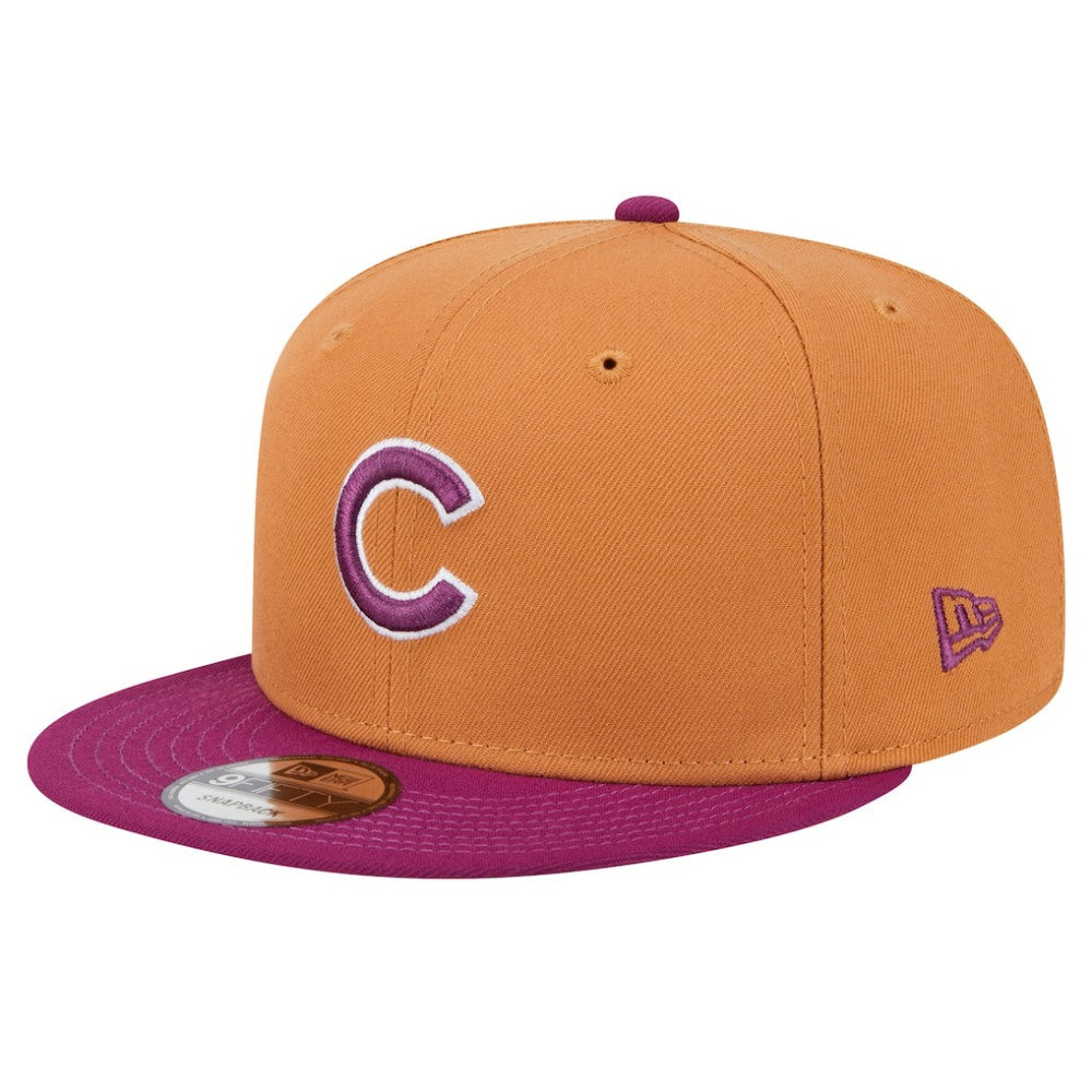 Chicago Cubs New Era Color Pack Two-Tone 9FIFTY Snapback Hat - Brown/Purple - New Era Lifestyle