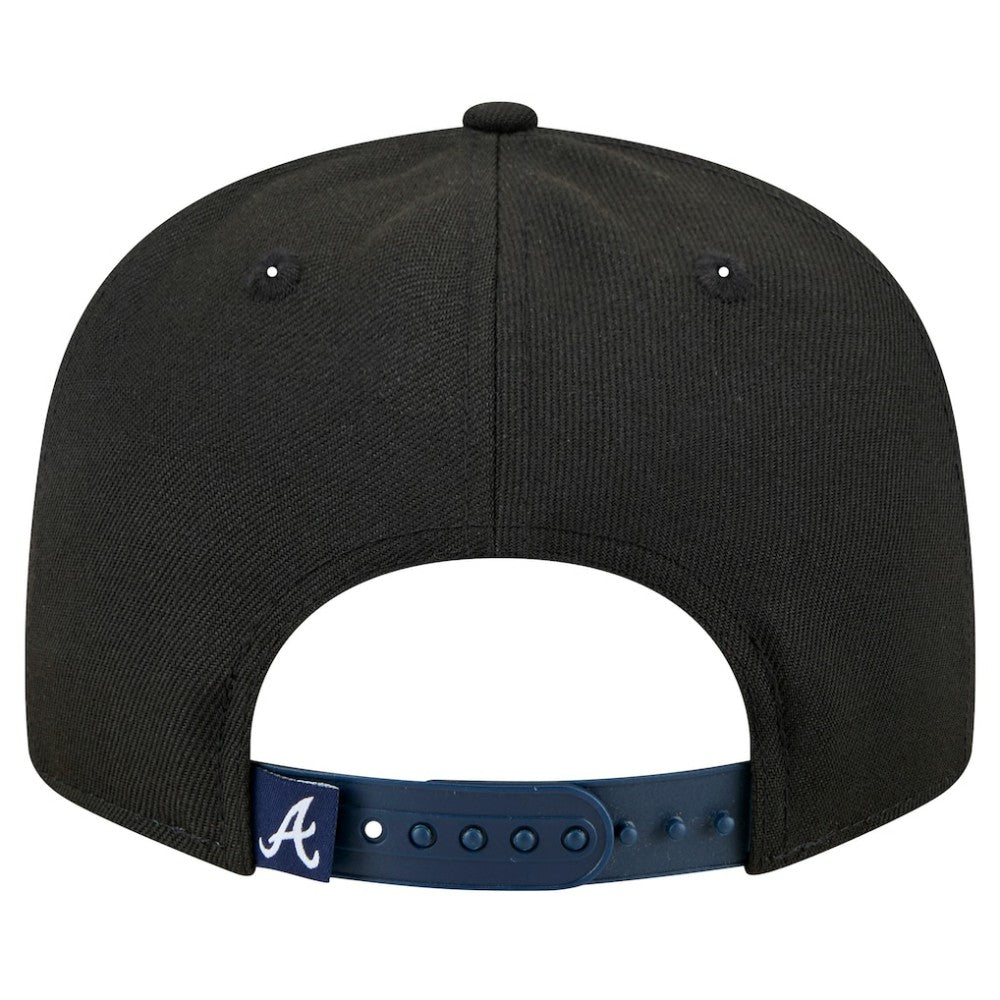Atlanta Braves New Era Splatter 9FIFTY Snapback Hat - Black - New Era on Sale