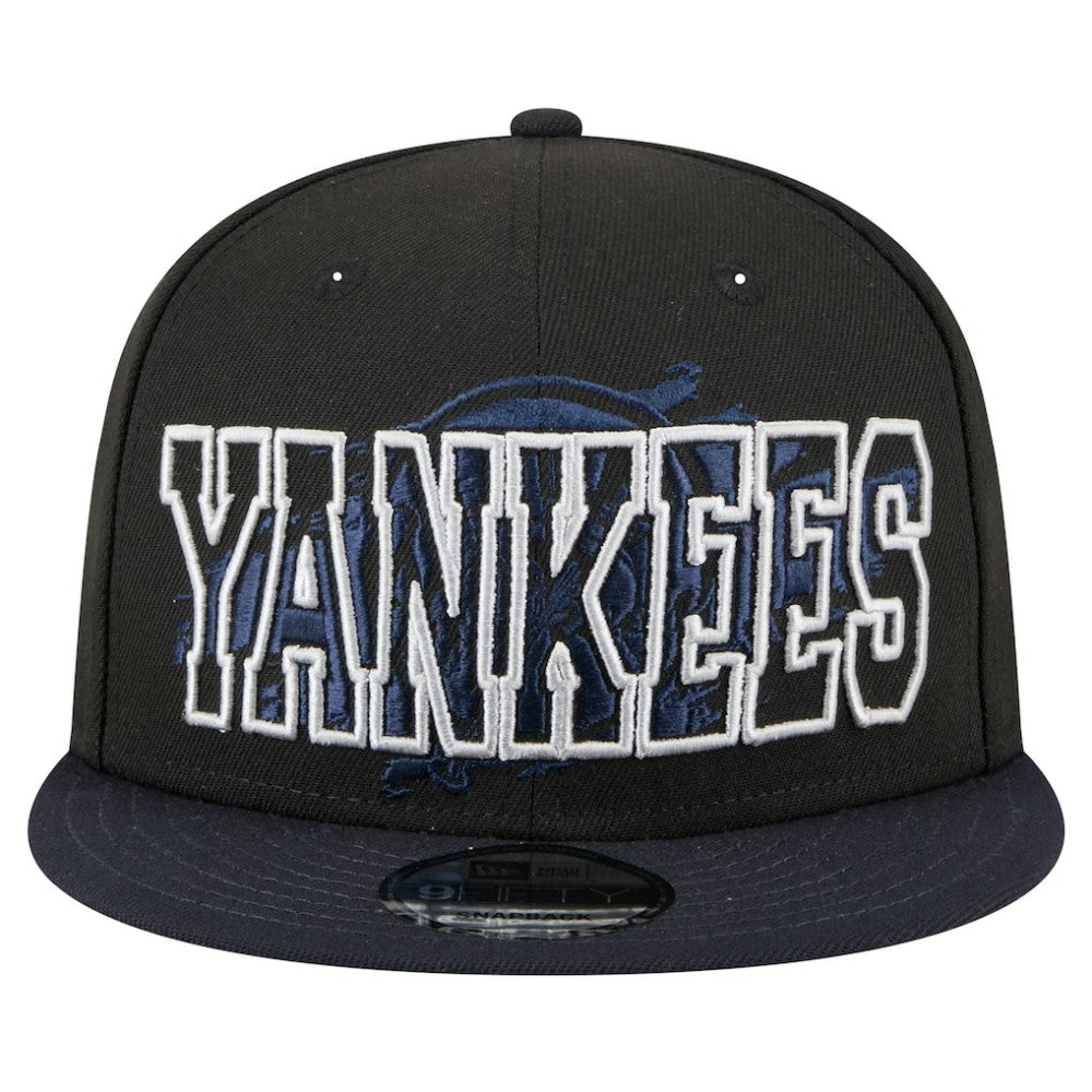 New York Yankees New Era Splatter 9FIFTY Snapback Hat - Black - New Era Sale