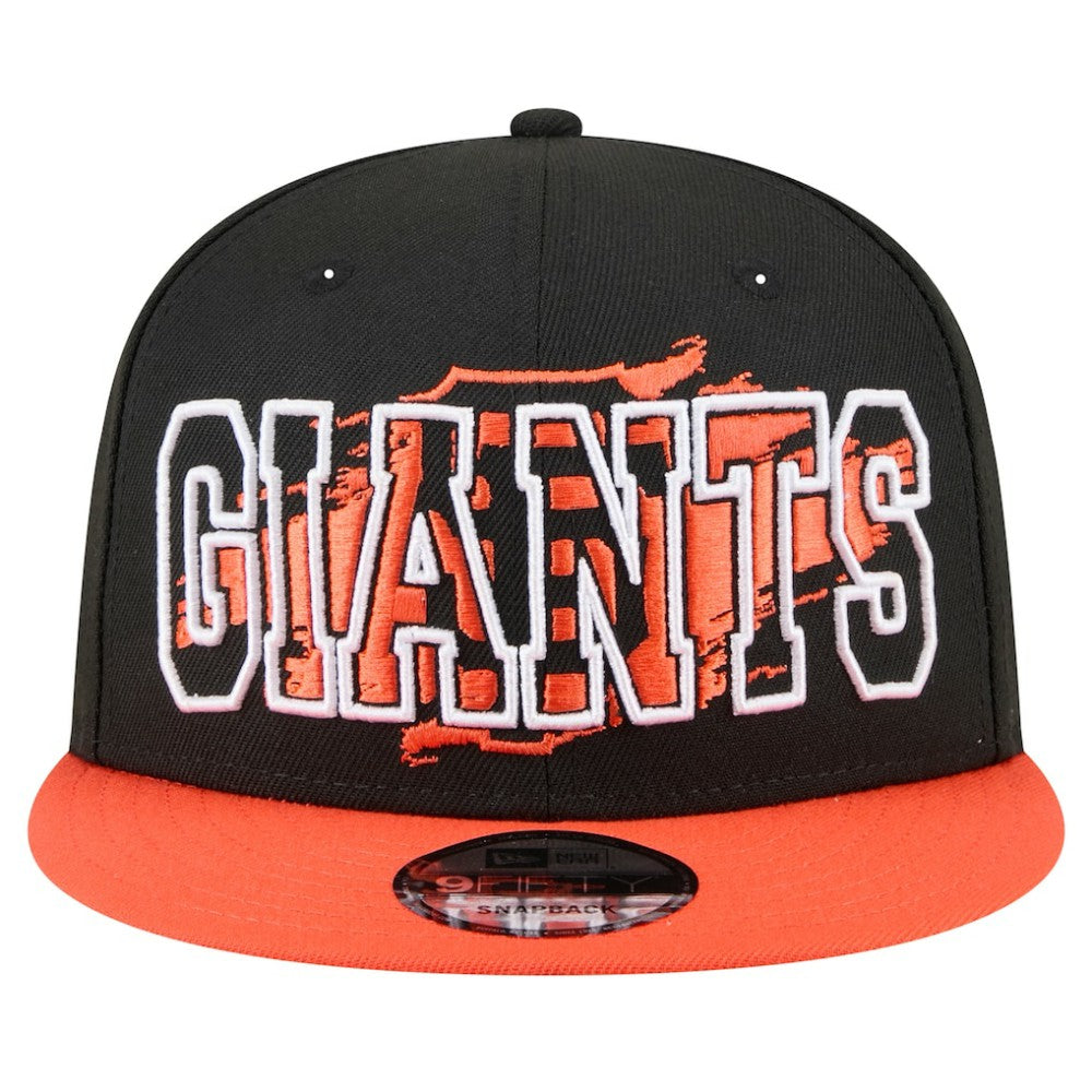 San Francisco Giants New Era Splatter 9FIFTY Snapback Hat - Black - New Era Online
