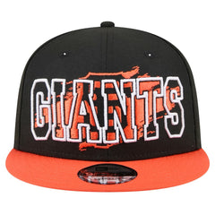 San Francisco Giants New Era Splatter 9FIFTY Snapback Hat - Black - New Era Online
