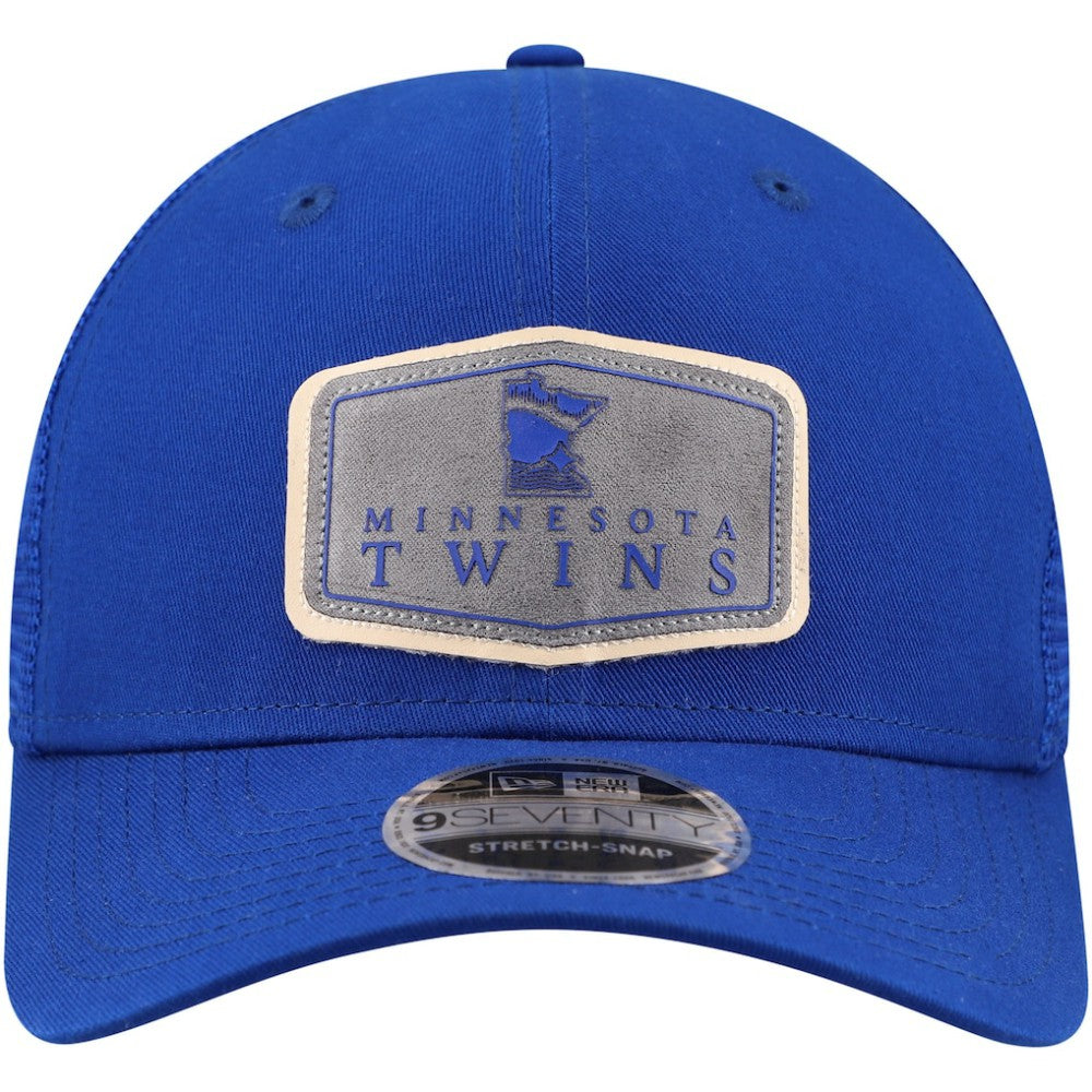 Minnesota Twins New Era Labeled 9SEVENTY Stretch-Snap Hat - Blue - New Era on Sale