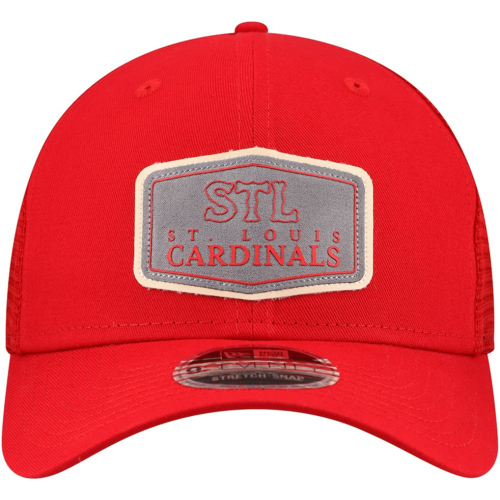 St. Louis Cardinals New Era Labeled 9SEVENTY Stretch-Snap Hat - Red - New Era Lifestyle