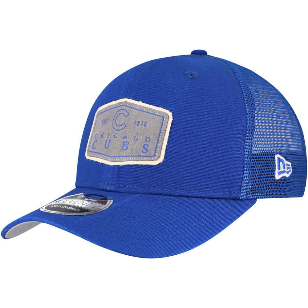 Chicago Cubs New Era Labeled 9SEVENTY Stretch-Snap Adjustable Hat - Royal - New Era Discount