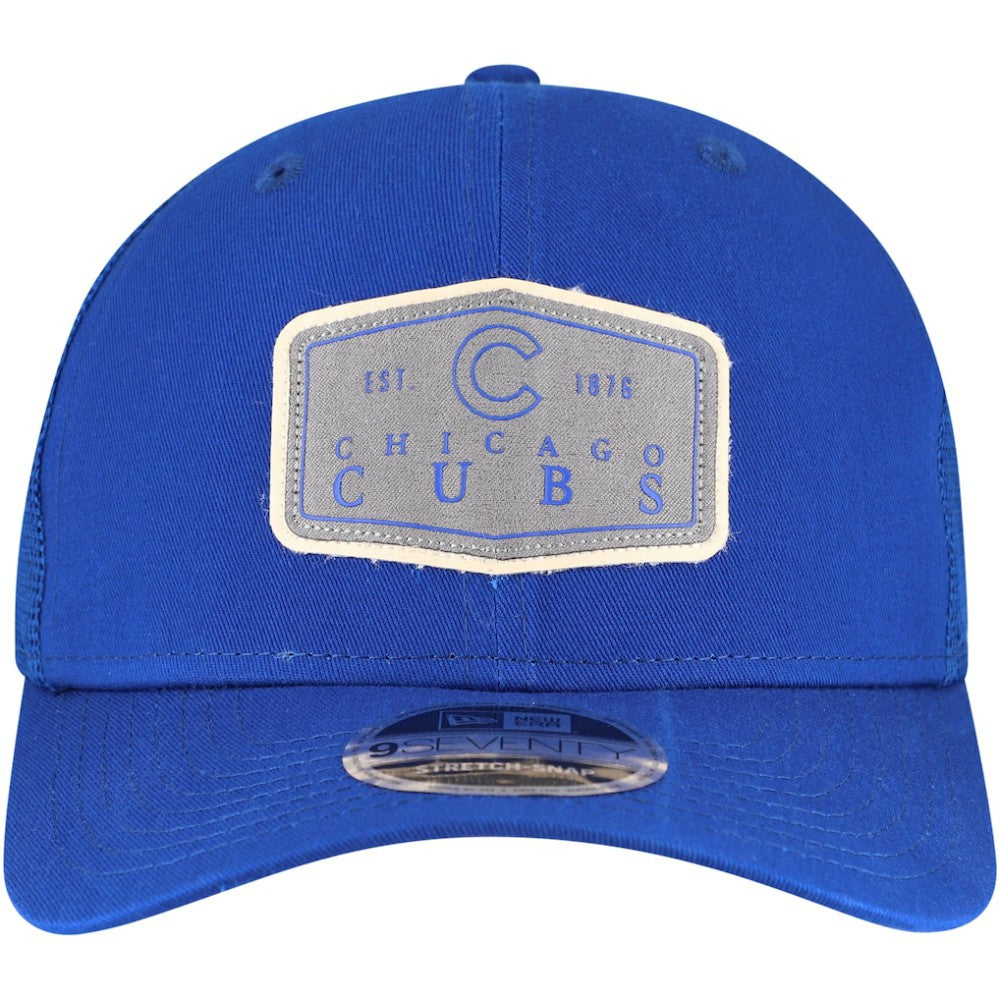 Chicago Cubs New Era Labeled 9SEVENTY Stretch-Snap Adjustable Hat - Royal - New Era Discount