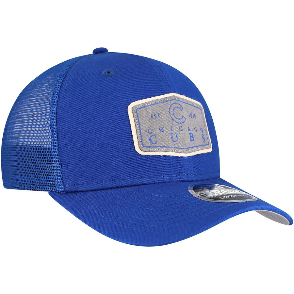 Chicago Cubs New Era Labeled 9SEVENTY Stretch-Snap Adjustable Hat - Royal - New Era Discount