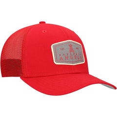 Los Angeles Angels New Era Labeled 9SEVENTY Stretch-Snap Adjustable Hat - Red - New Era Lifestyle