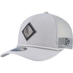 Chicago White Sox New Era Logo 9SEVENTY Stretch-Snap Adjustable Hat - Gray - New Era Sale