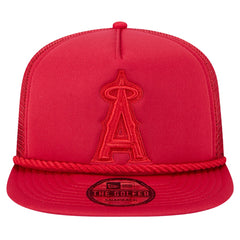Los Angeles Angels New Era Tone Foam Meshback Golfer Snapback Hat - Red - New Era Online