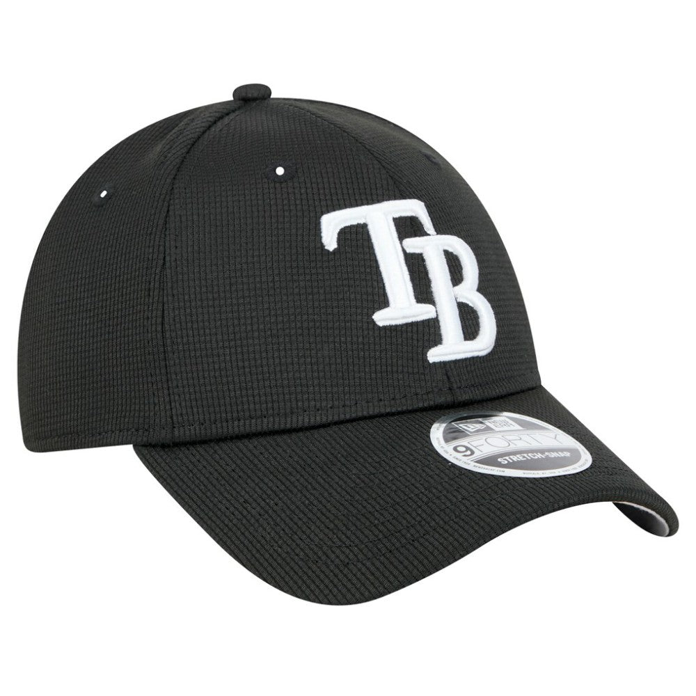 Tampa Bay Rays New Era Pivot 9FORTY Adjustable Hat - Black - New Era Online