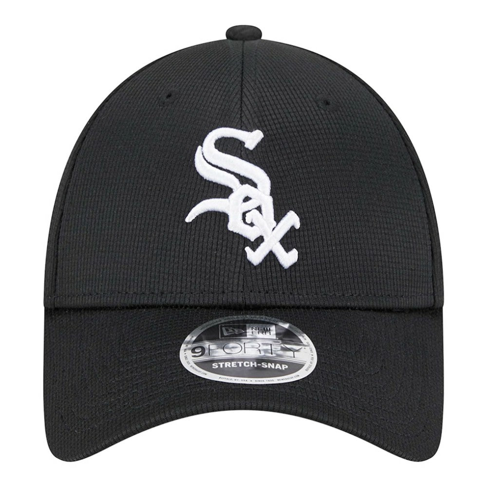 Chicago White Sox New Era Pivot 9FORTY Adjustable Hat - Black - New Era Discount