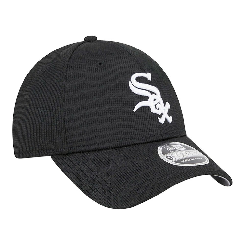 Chicago White Sox New Era Pivot 9FORTY Adjustable Hat - Black - New Era Discount